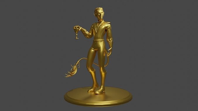 Cardan Greenbriar Printable statue  3D print model