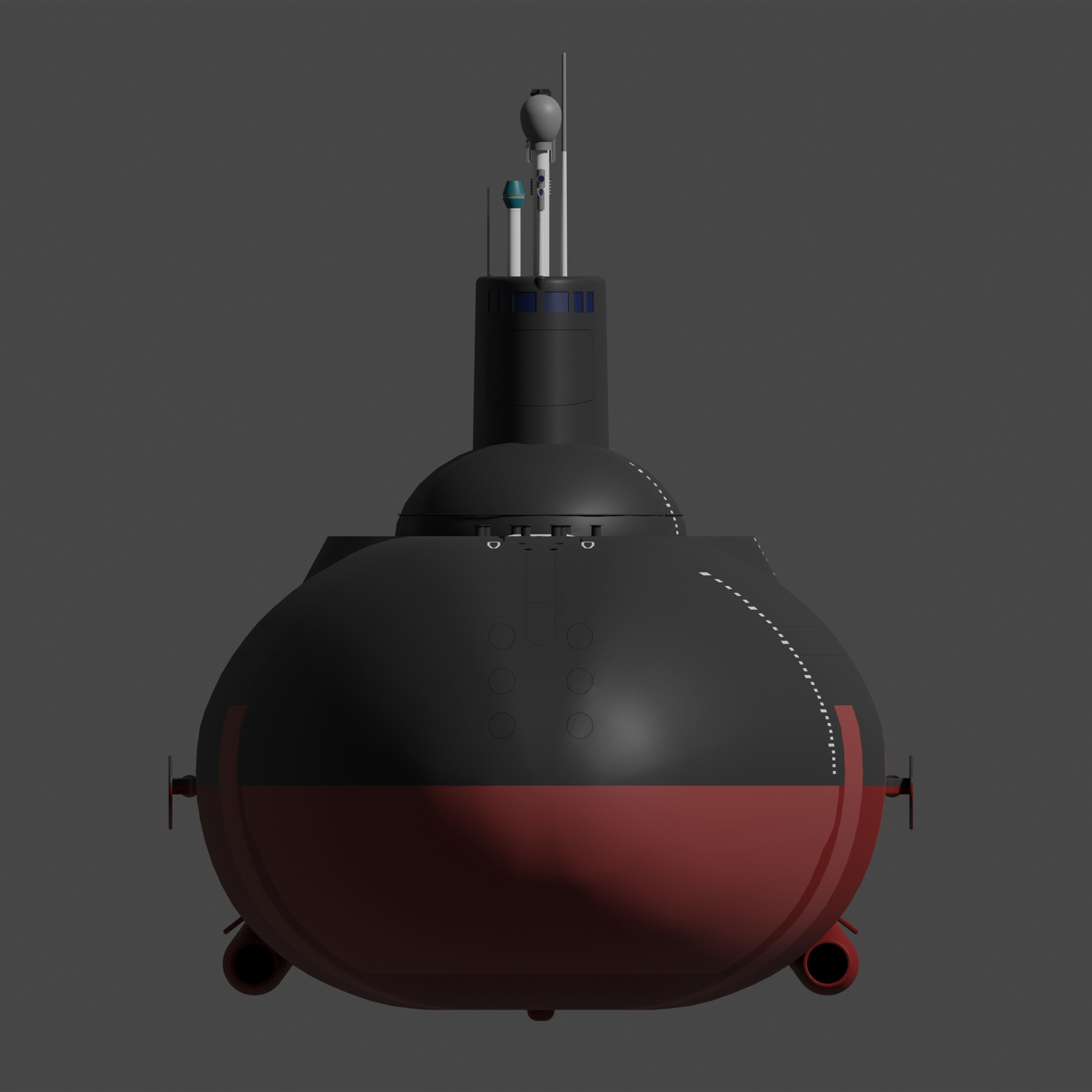 Typhoon-Class Submarine 3D model_3