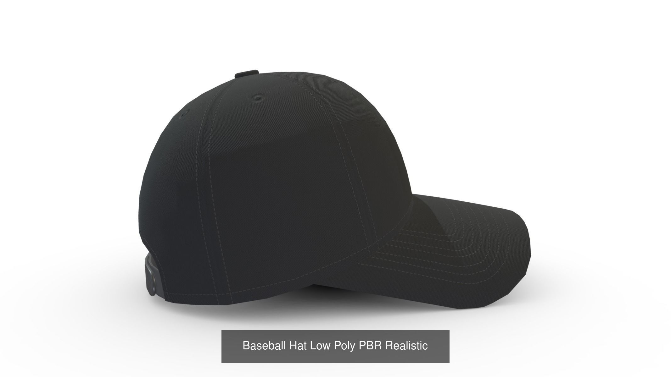 10 Hats and Helmets Low Poly PBR Realistic Collection _1