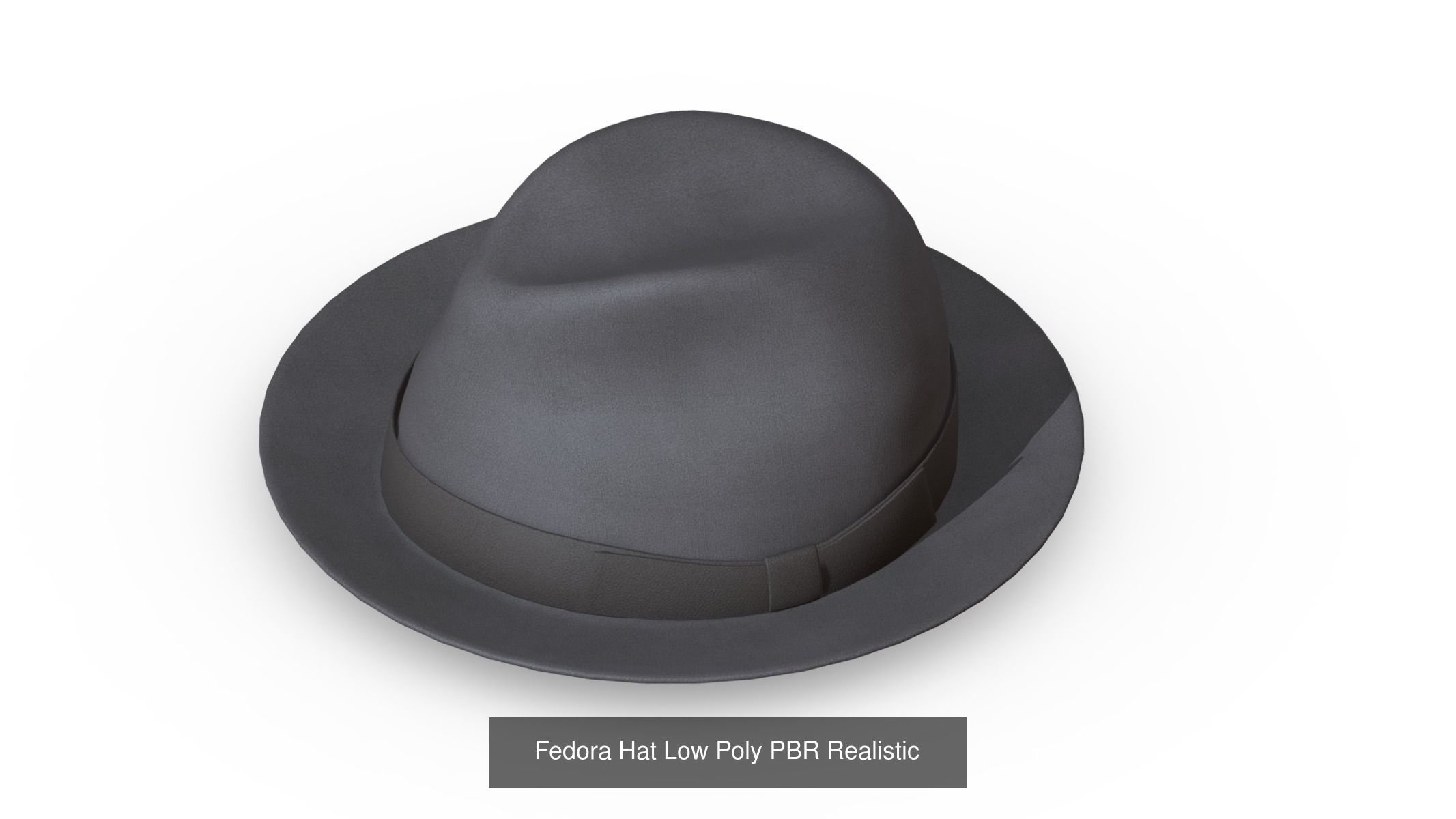 10 Hats and Helmets Low Poly PBR Realistic Collection _5