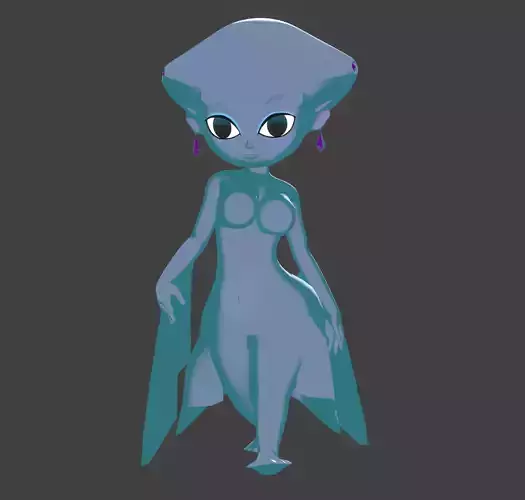 Toon Ruto  Low-poly 3D model
