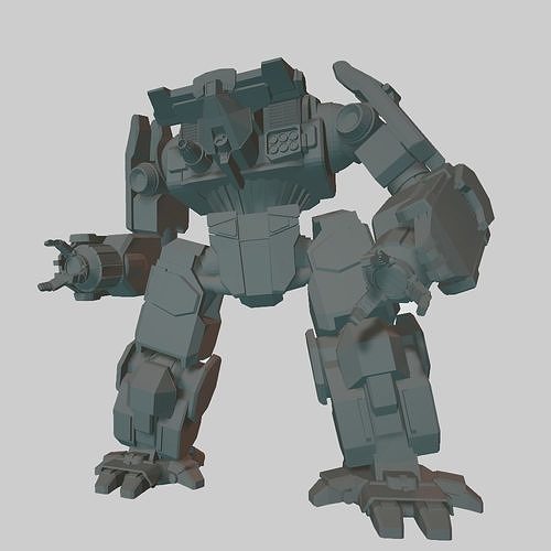 Battletech - Hammerhead Mech 3D print model