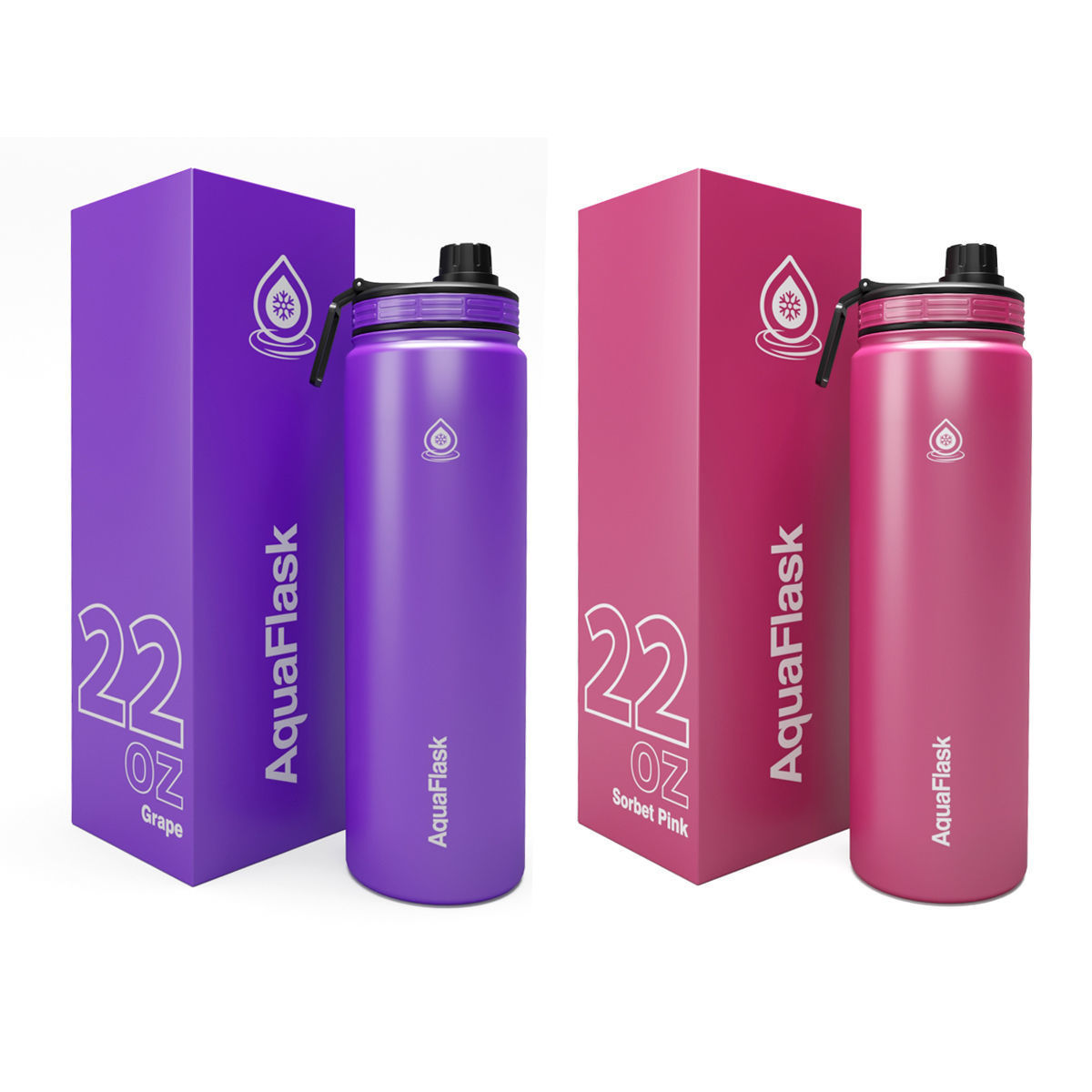 Aqua Flask 22 Oz 3D model_1