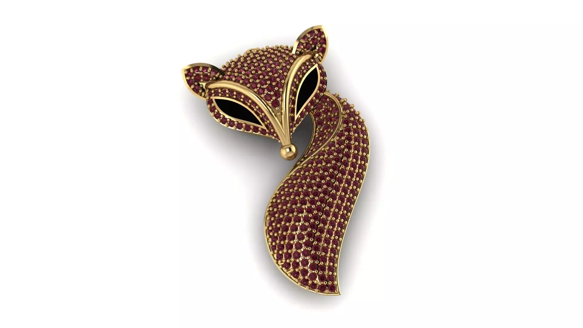 Fox Pendant S 3D print model