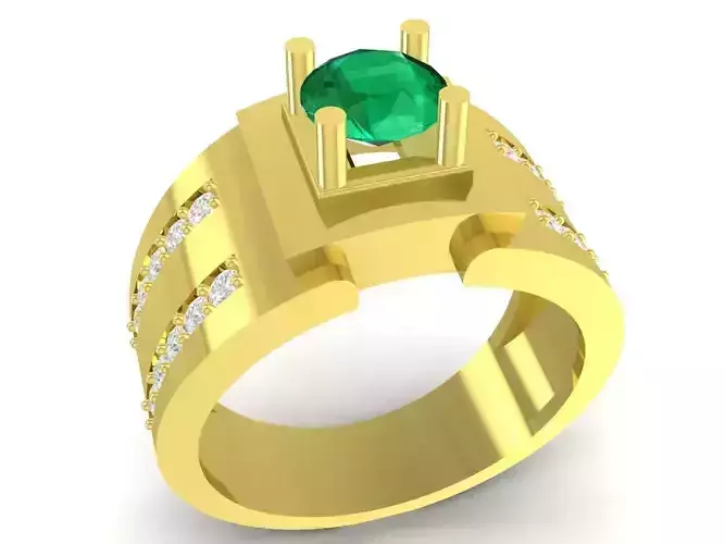 korea diamond men ring 3559