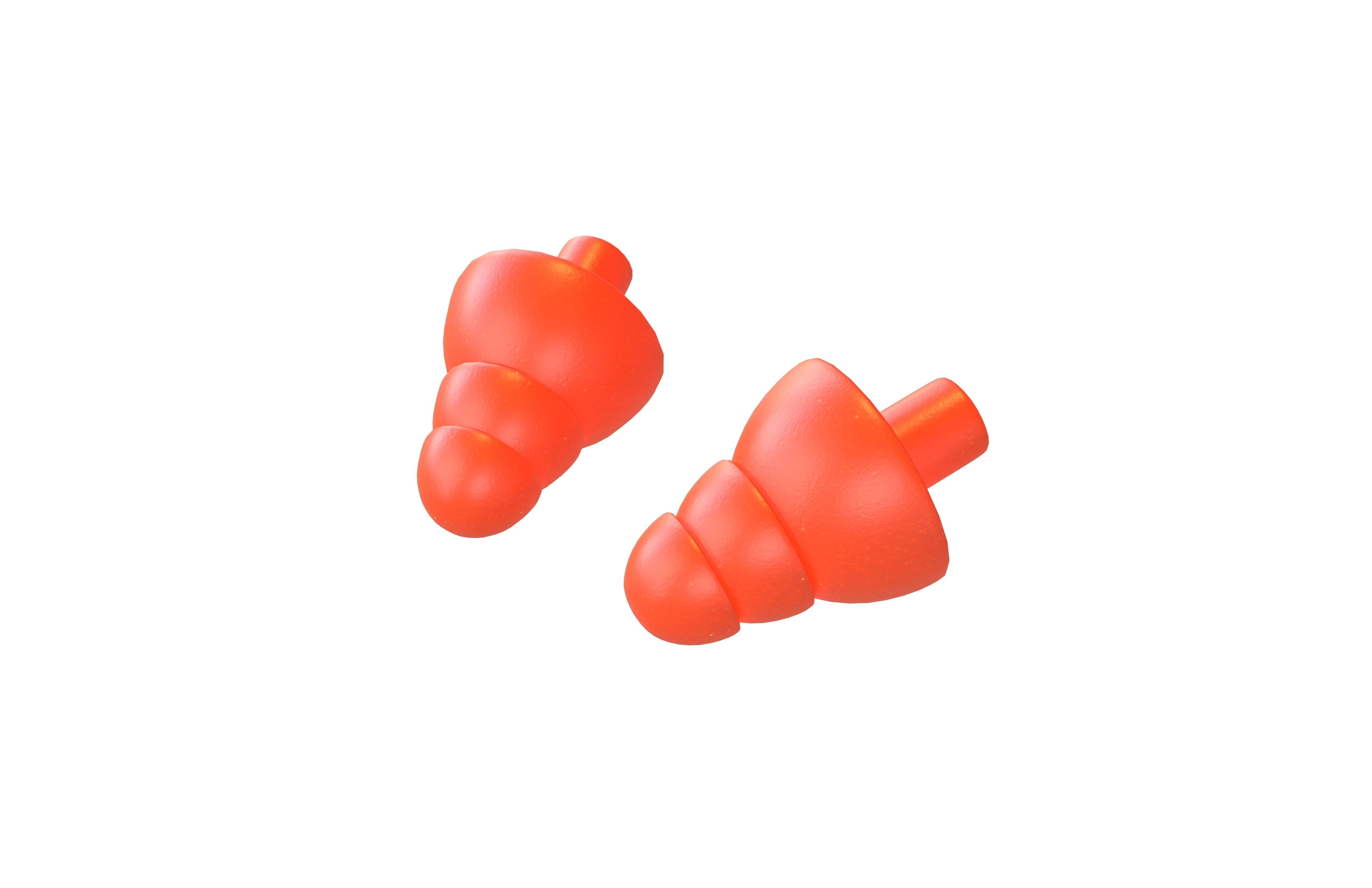 Earplugs v1 001 Low-poly 3D model_2