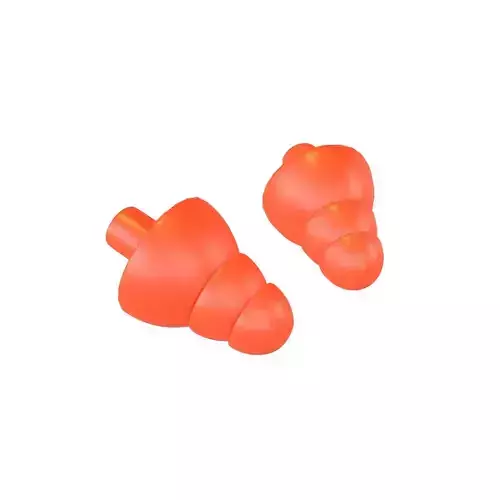 Earplugs v1 001 Low-poly 3D model