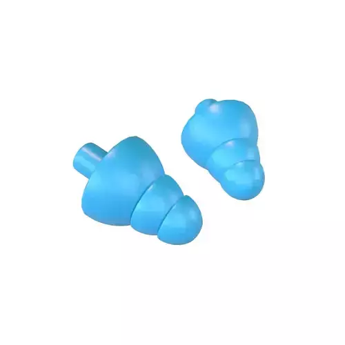 Earplugs v1 002 Low-poly 3D model