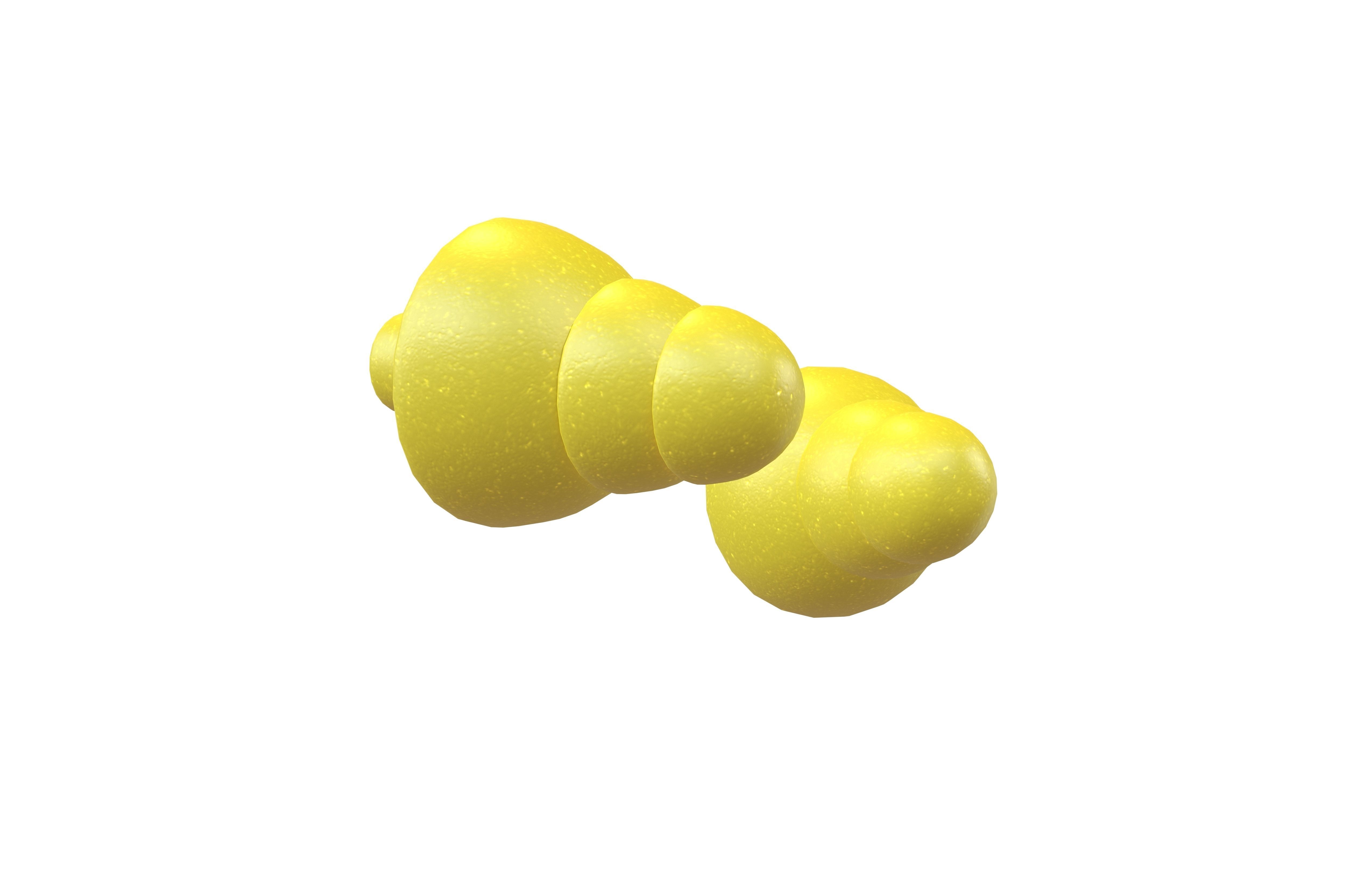 Earplugs v1 003 Low-poly 3D model_1