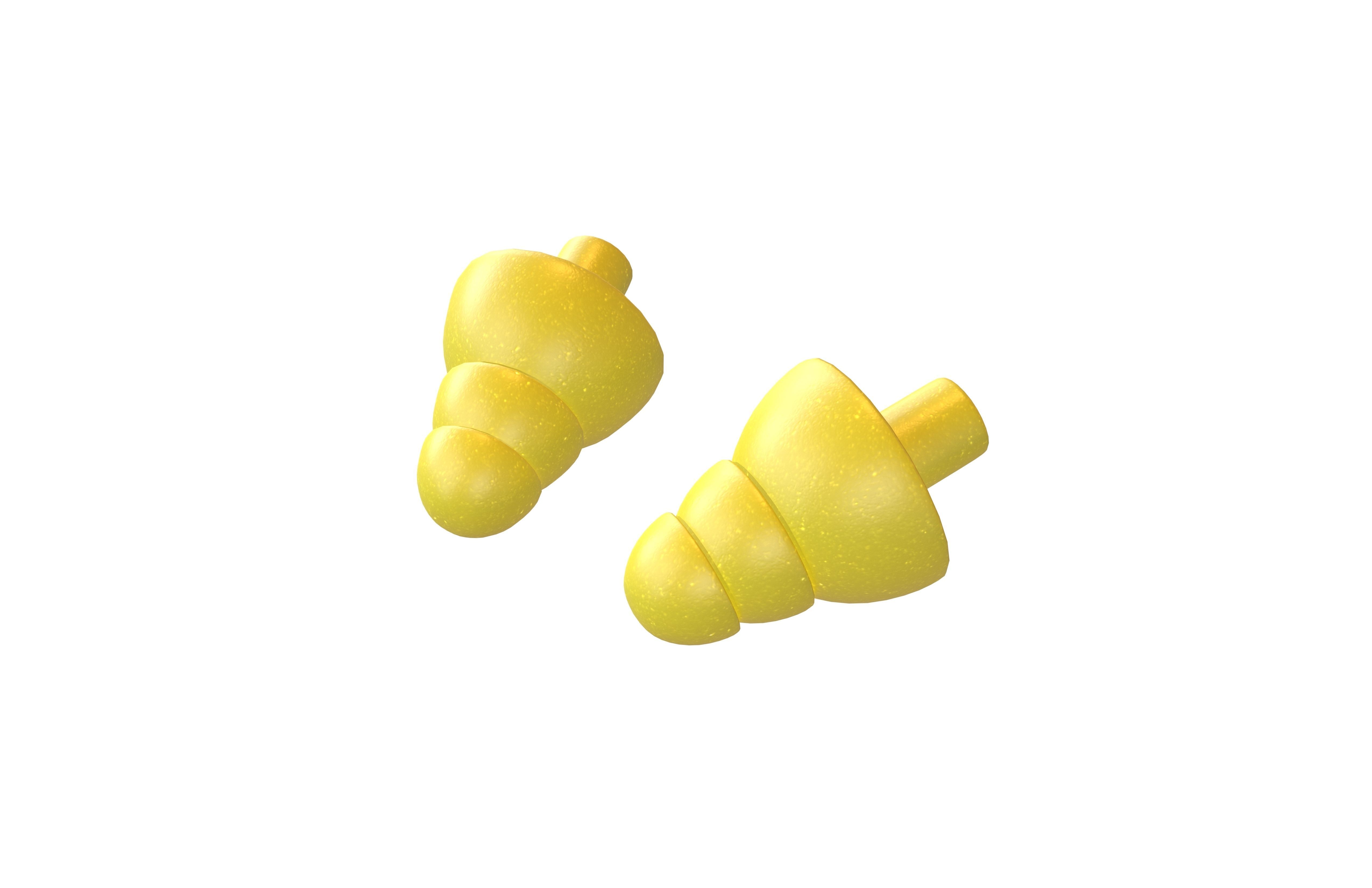 Earplugs v1 003 Low-poly 3D model_3