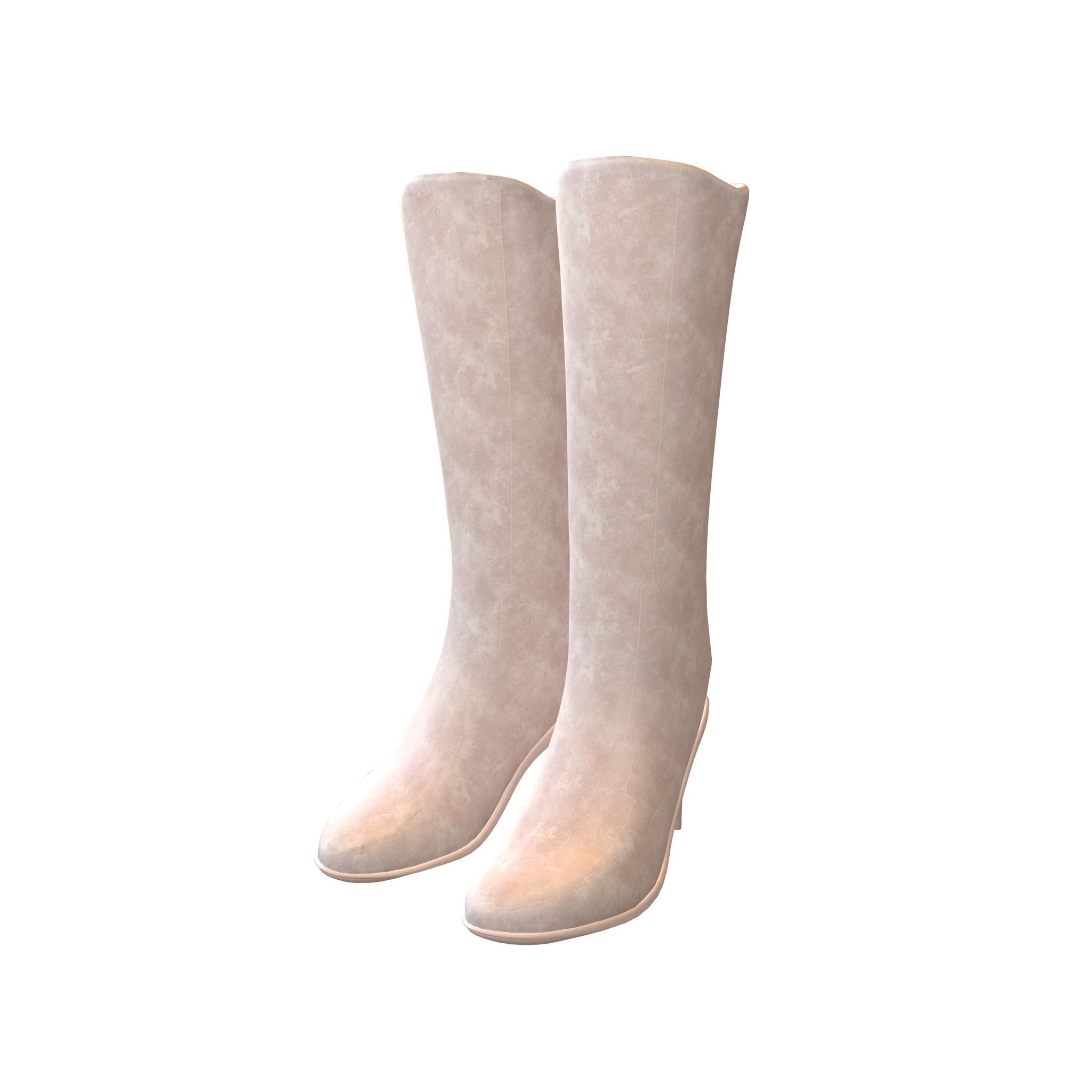 Knee Boots Pack Vol 1 Low-poly 3D model_25
