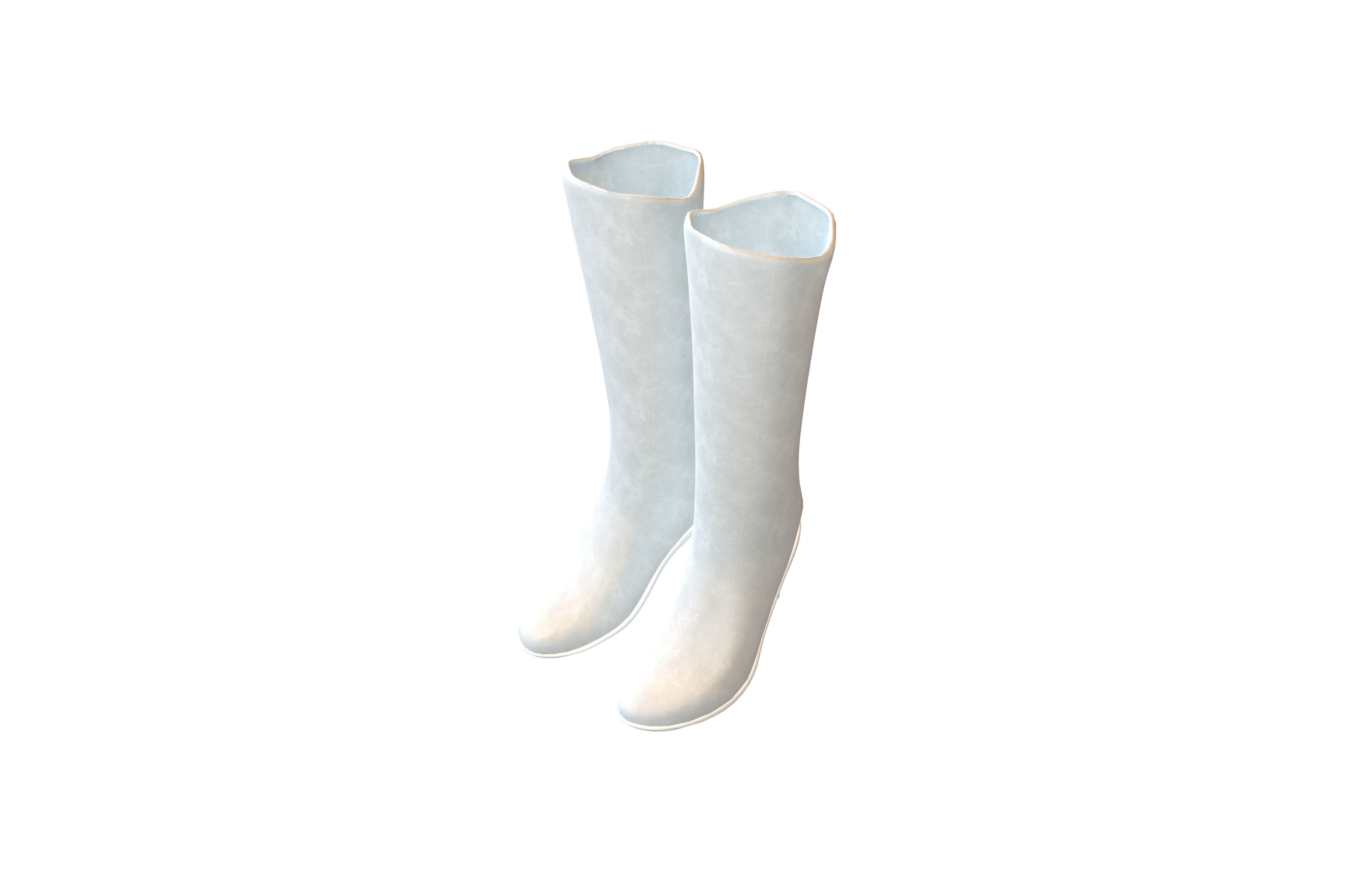 Knee Boots Pack Vol 1 Low-poly 3D model_23