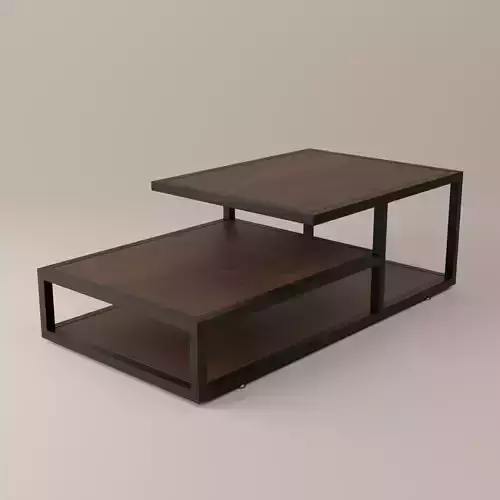 Wood - Metal Center Table 03