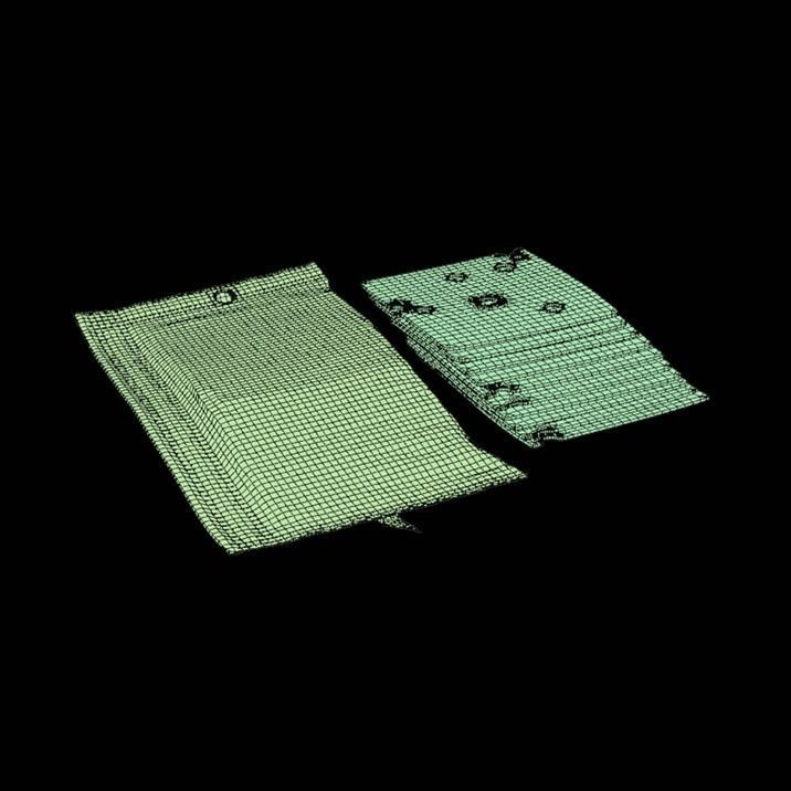 Sliced Cheese HFFS 3D model_8