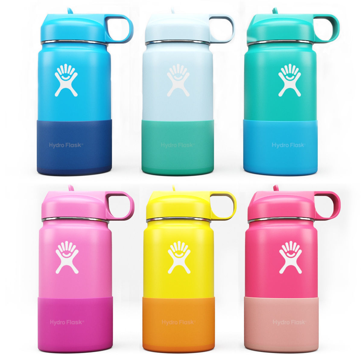 Hydro Flask Kids Flask Wide Mouth 12oz 3D model_2