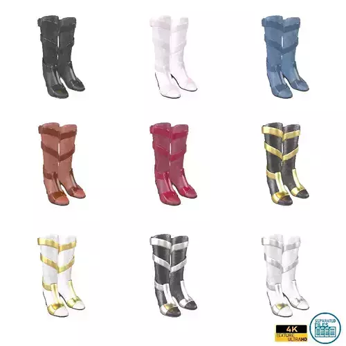 Knee Boots Pack Vol 2