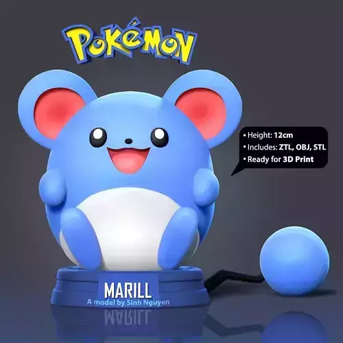 Marill - Pokemon Fanart