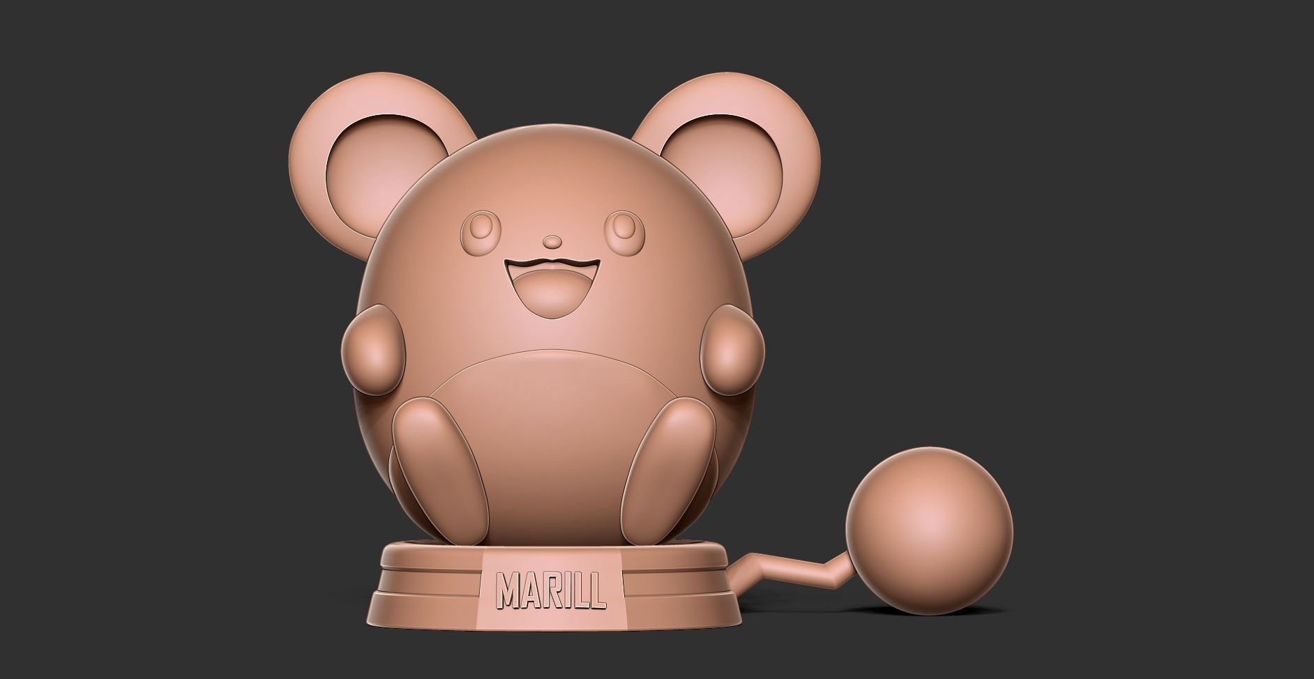 Marill - Pokemon Fanart 3D print model_10