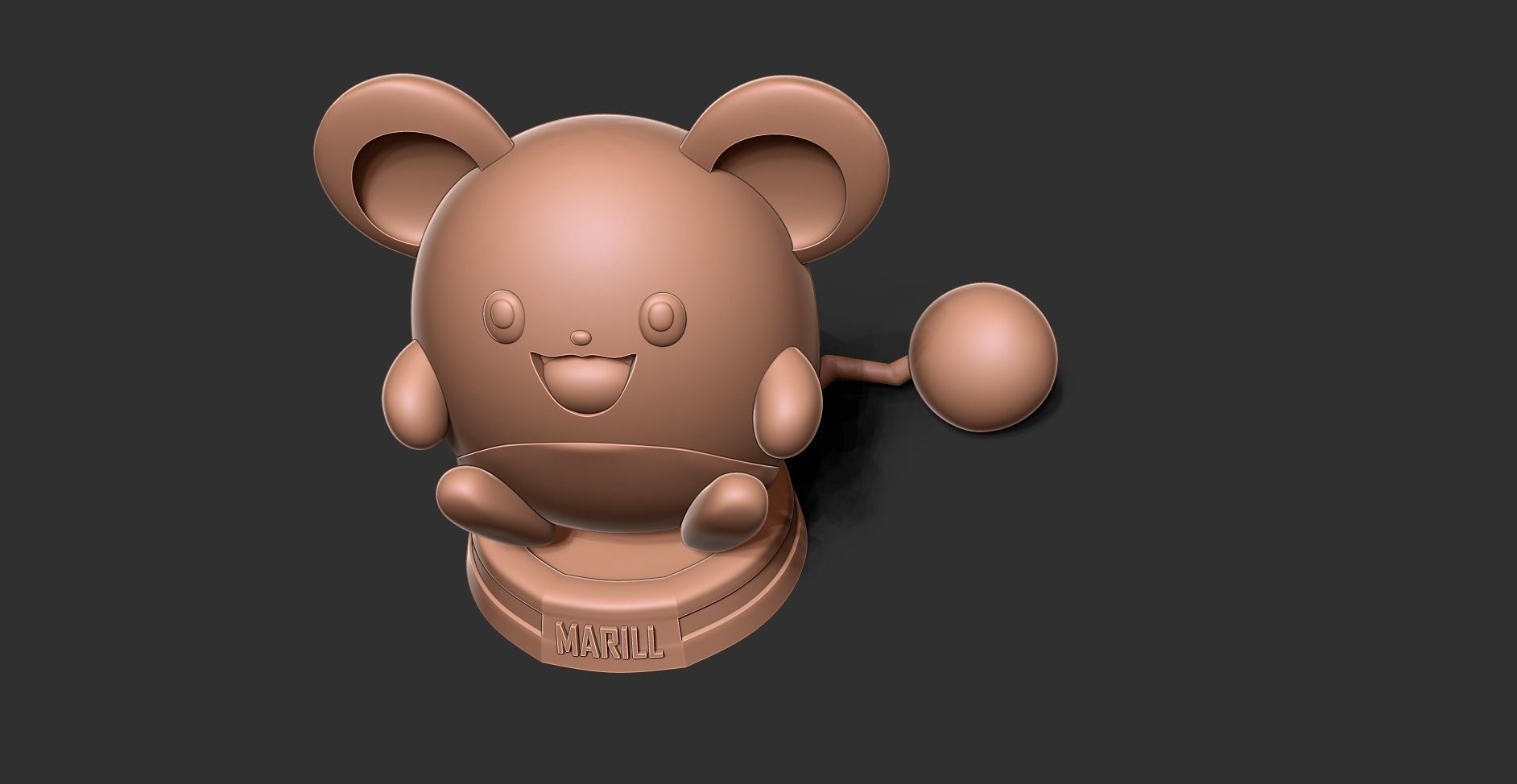 Marill - Pokemon Fanart 3D print model_18