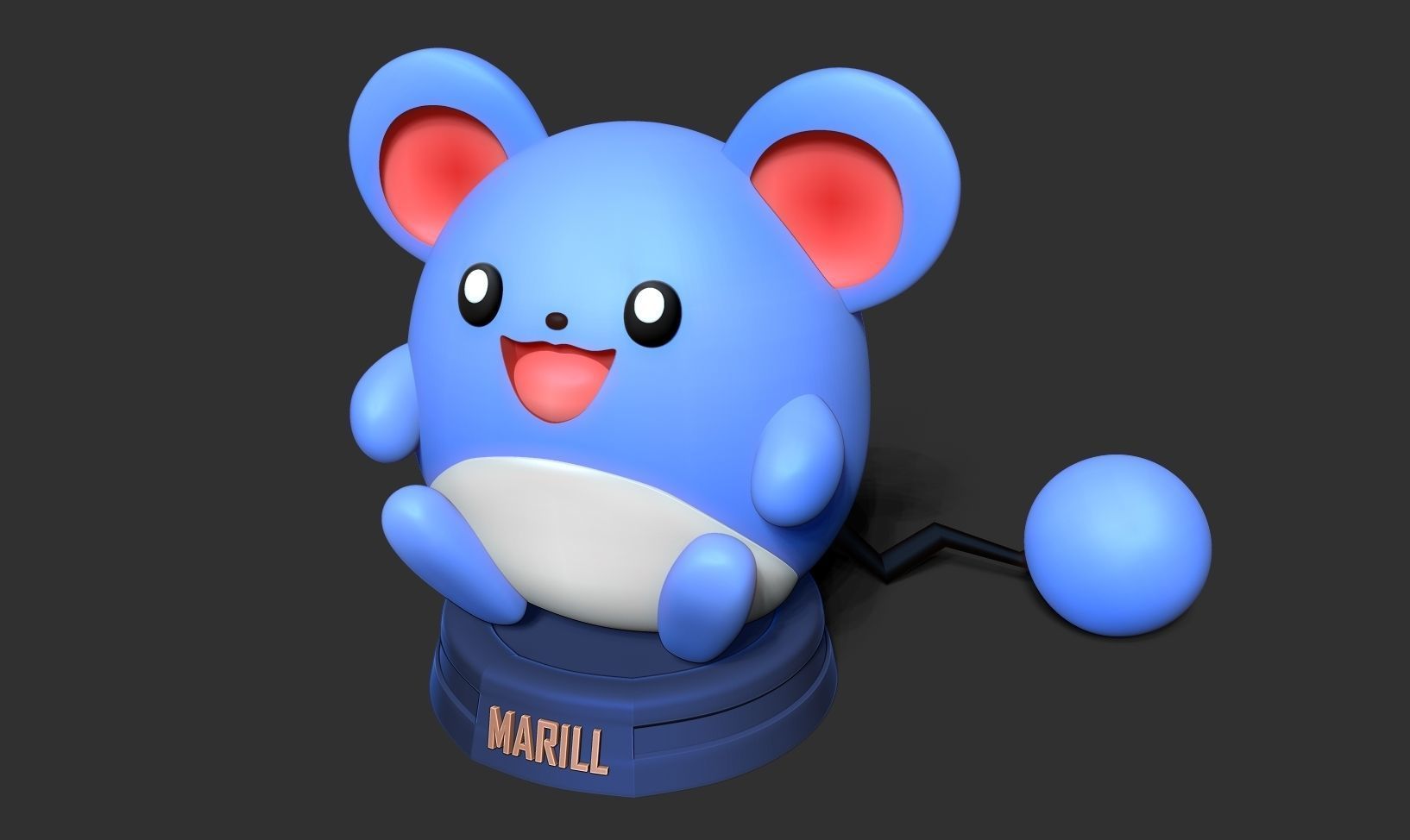 Marill - Pokemon Fanart 3D print model_17