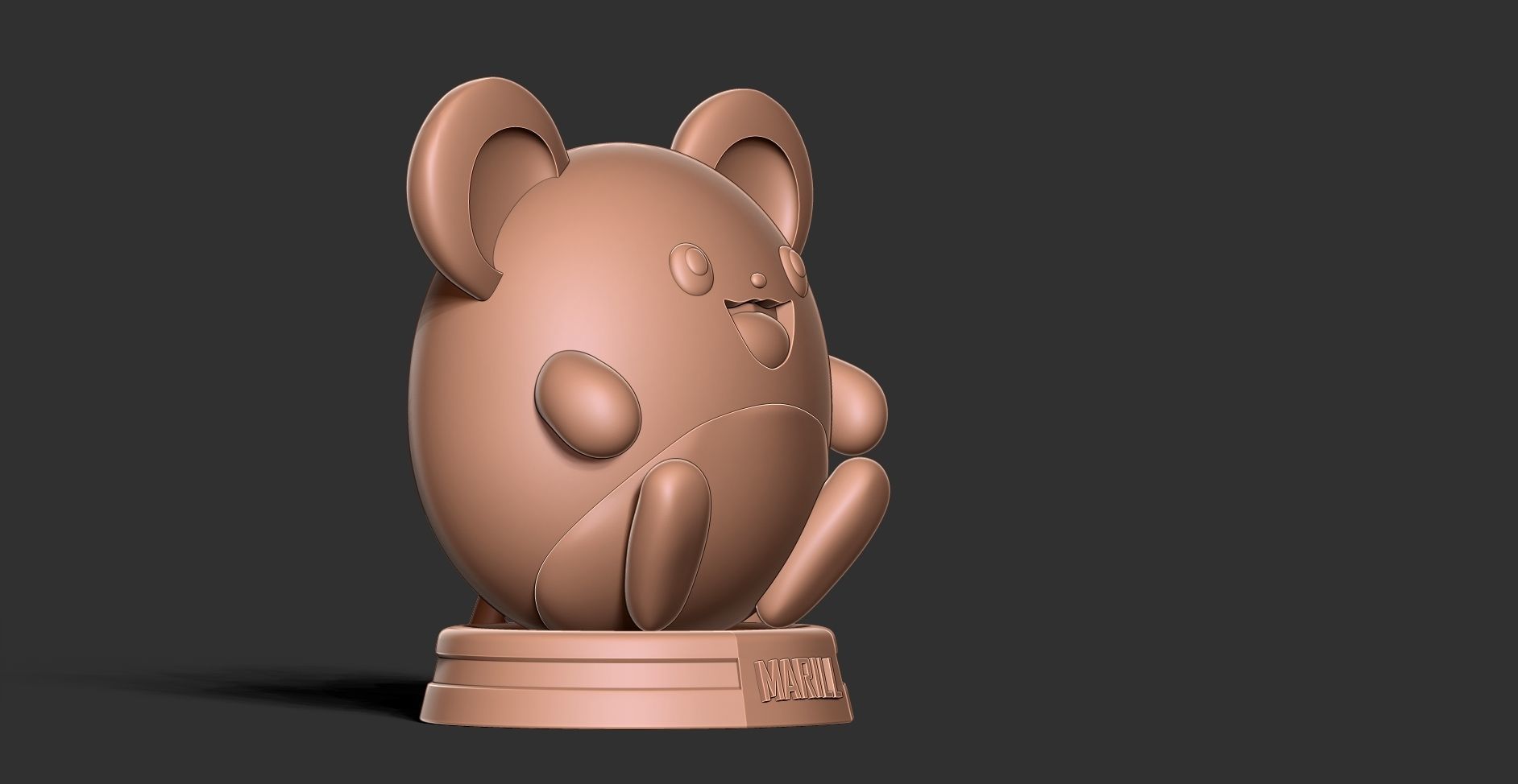 Marill - Pokemon Fanart 3D print model_14