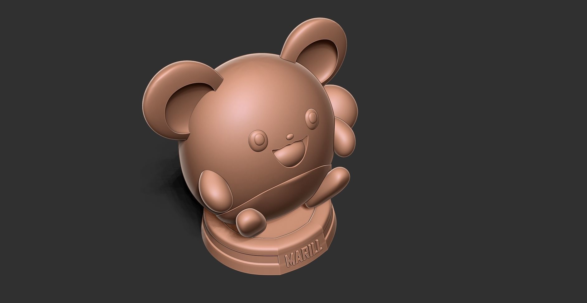 Marill - Pokemon Fanart 3D print model_16