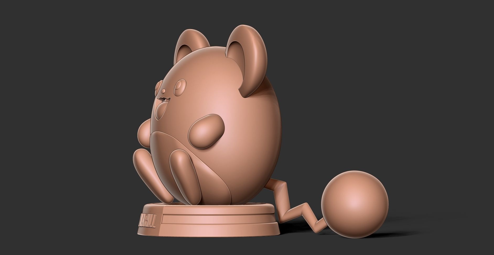 Marill - Pokemon Fanart 3D print model_11