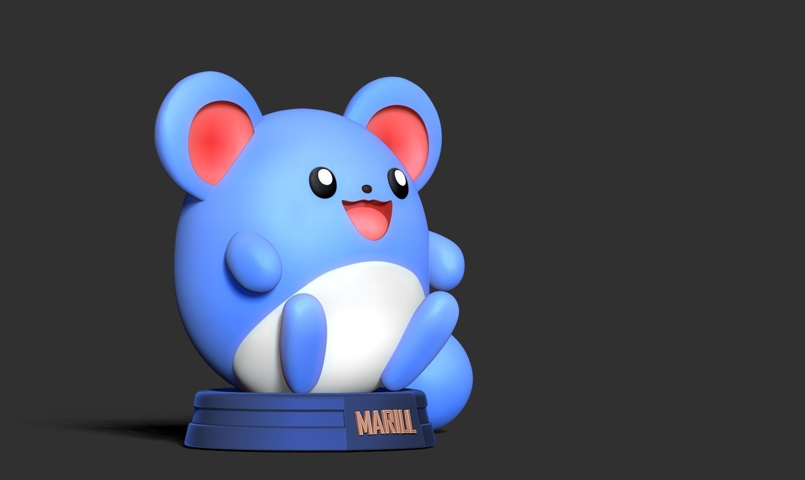 Marill - Pokemon Fanart 3D print model_13