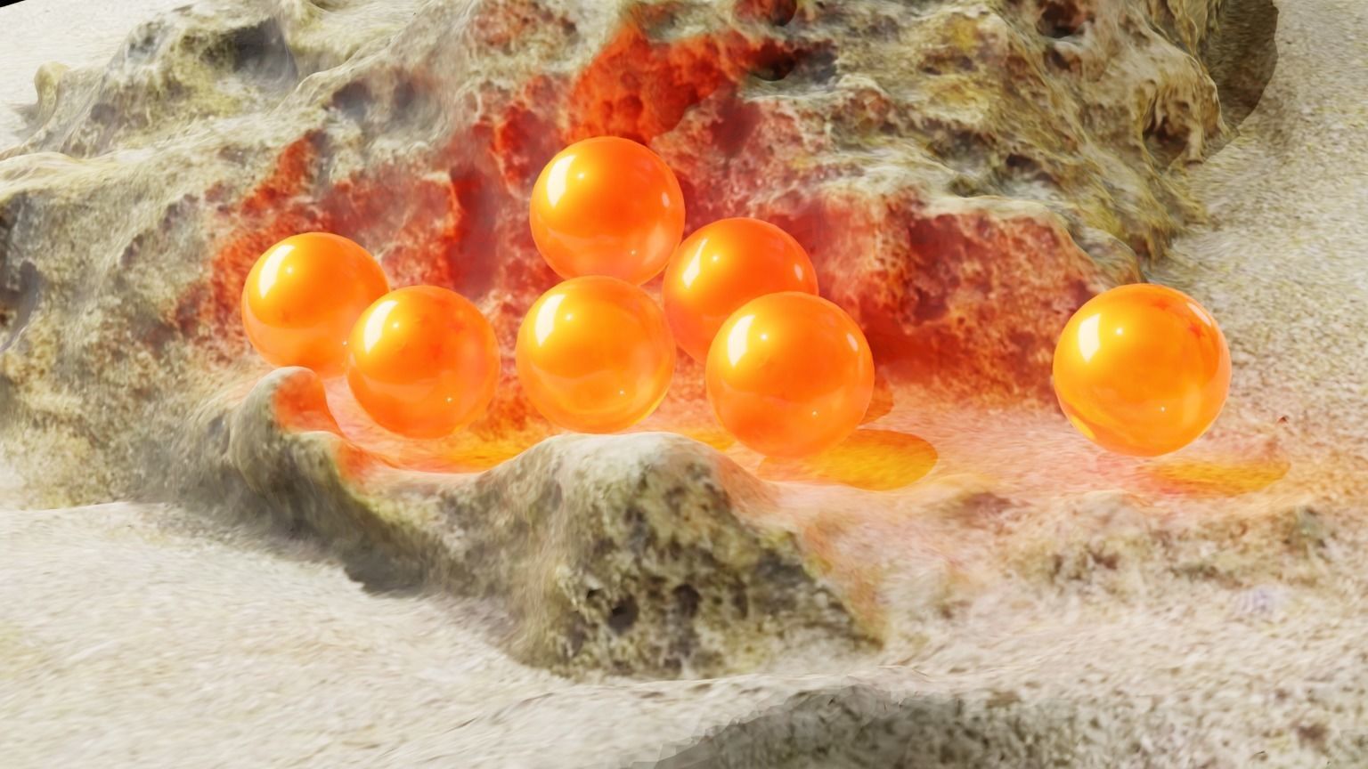 The 7 Dragon Balls  3D model_4