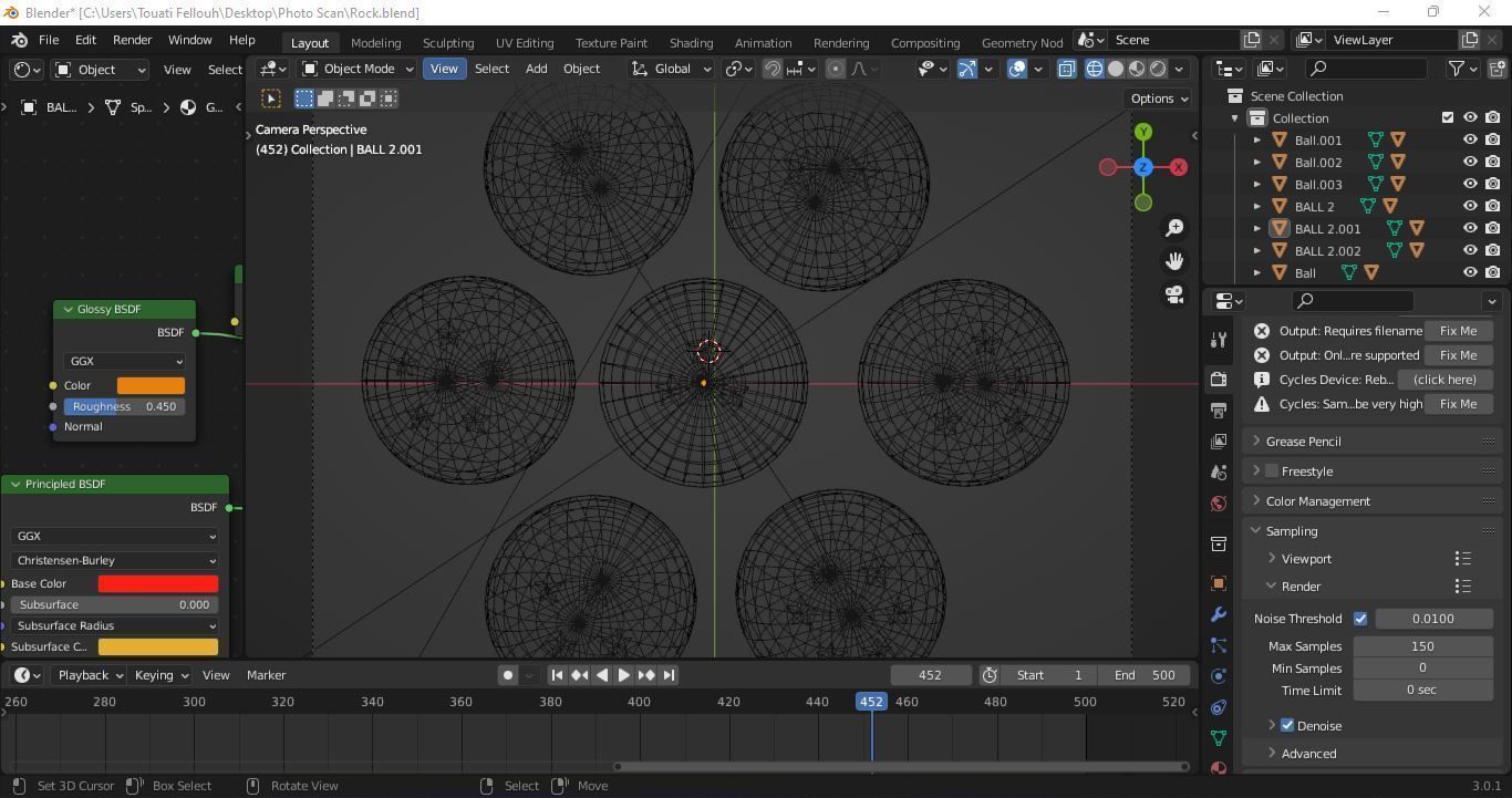 The 7 Dragon Balls  3D model_1