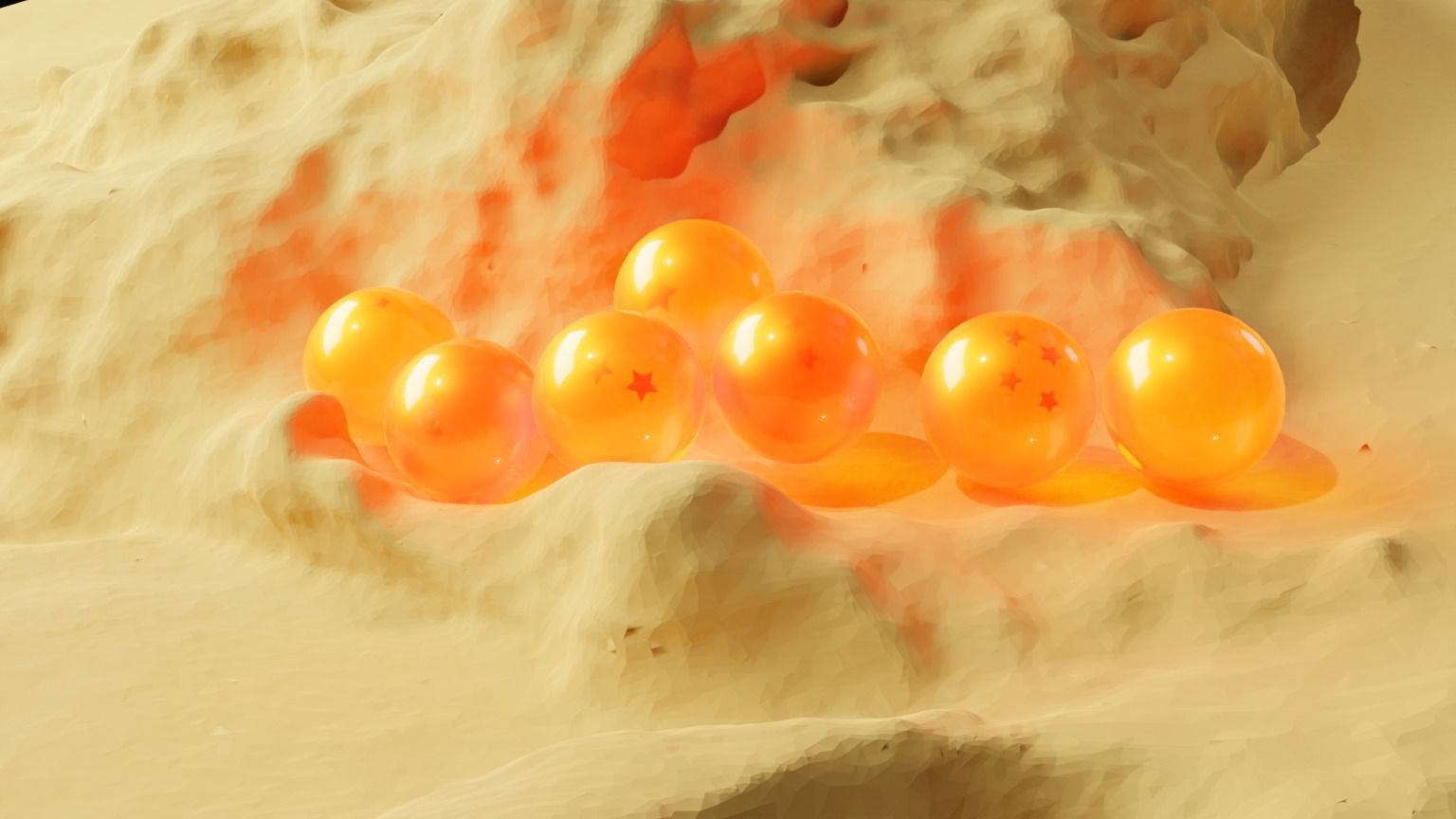The 7 Dragon Balls  3D model_3