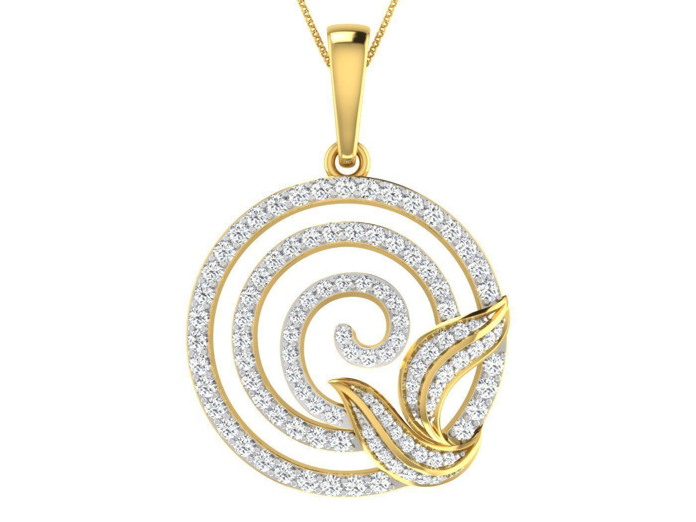 Pendant Earring Set 3dm STL OBJ FBX Render Details 3D print model_4