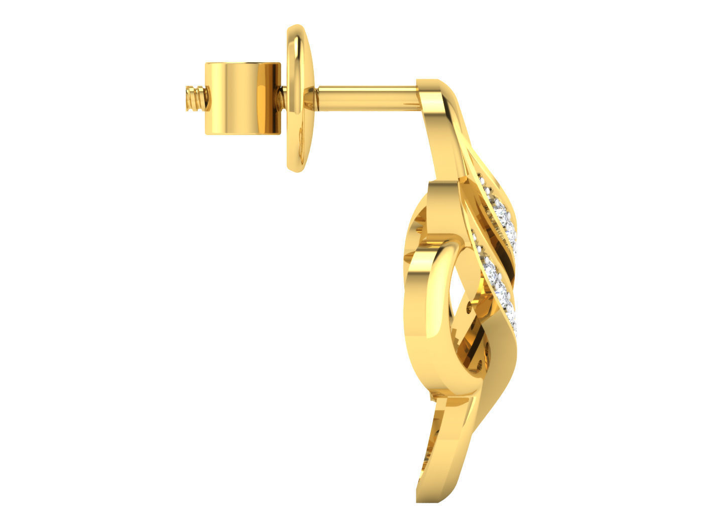 Pendant Earring Set 3dm STL OBJ FBX Render Details 3D print model_6