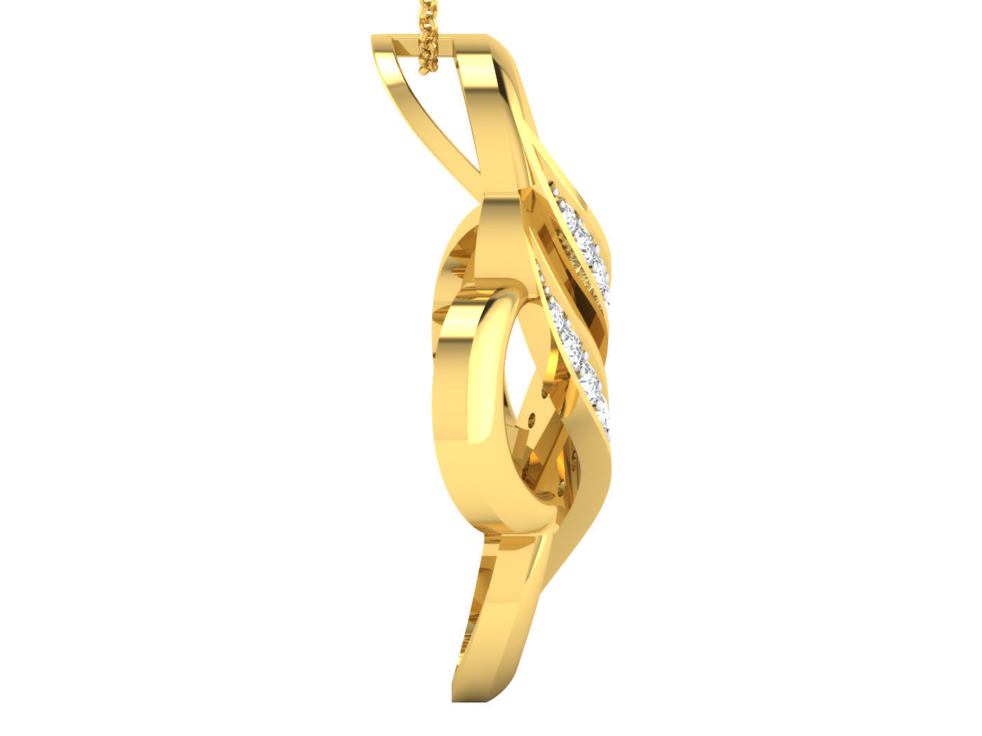 Pendant Earring Set 3dm STL OBJ FBX Render Details 3D print model_7