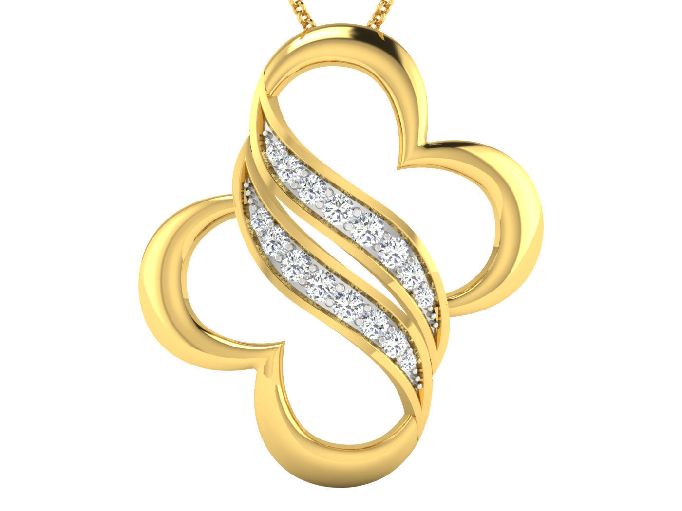Pendant Earring Set 3dm STL OBJ FBX Render Details 3D print model_5