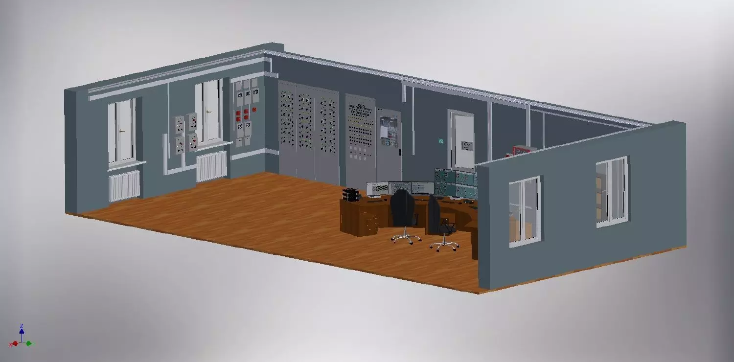 Control Room 3D model_0