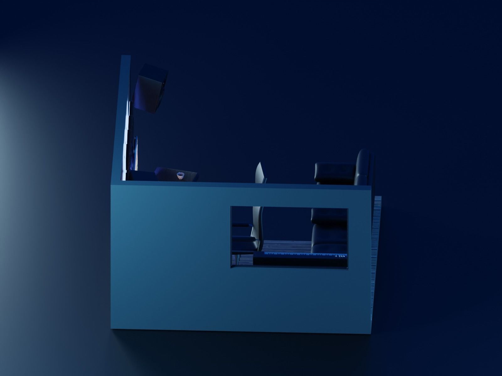 Cartoon Room Studio 3D model_14