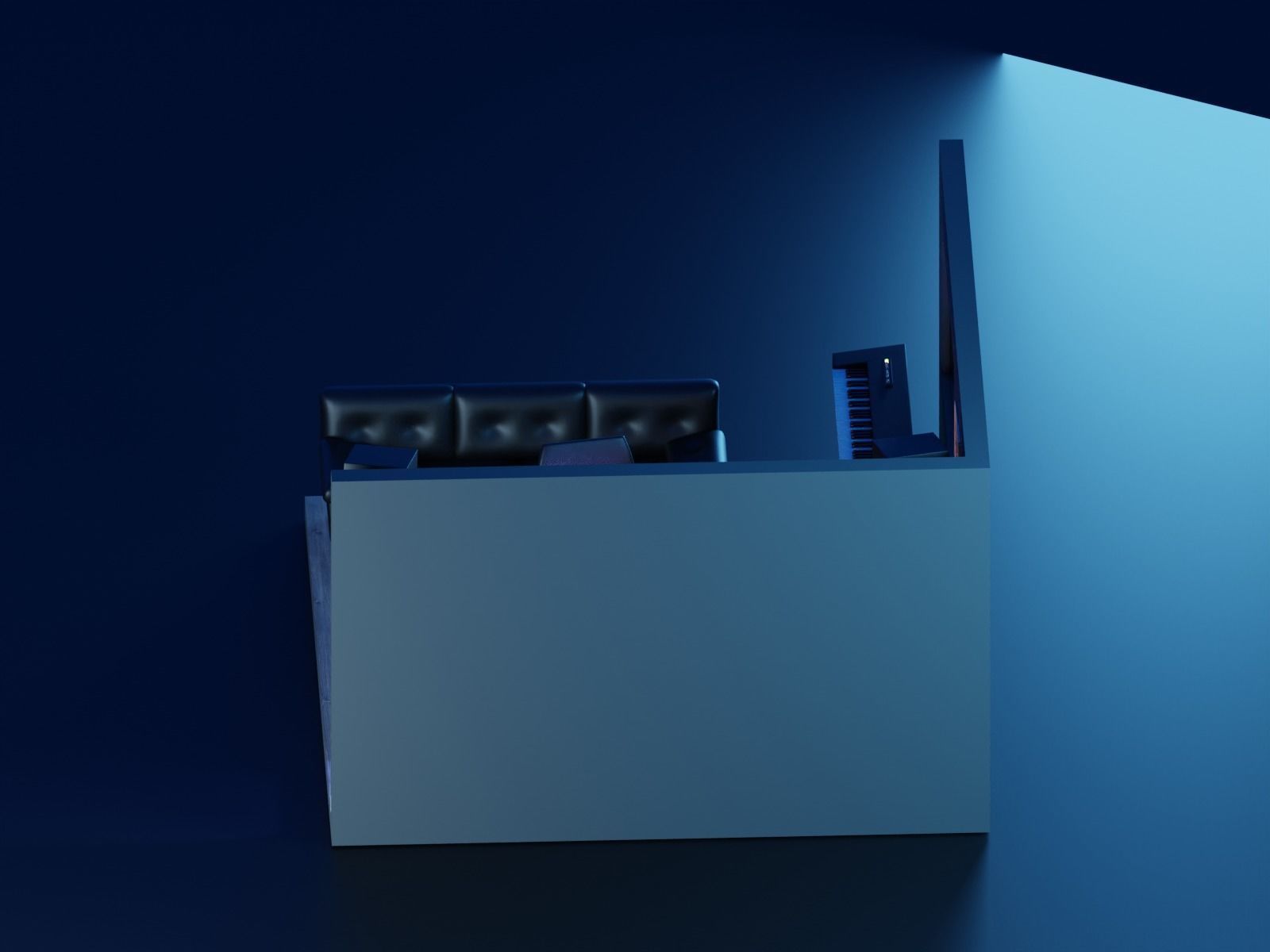 Cartoon Room Studio 3D model_19
