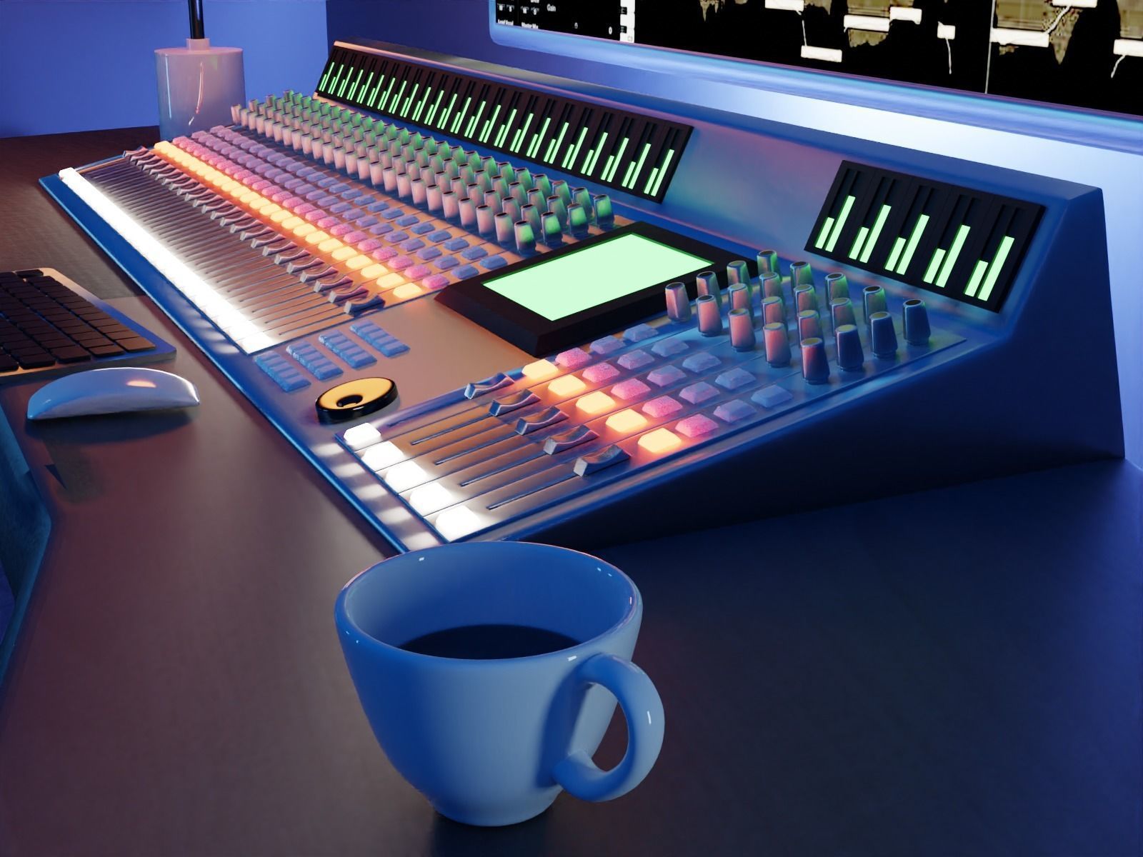 Cartoon Room Studio 3D model_1