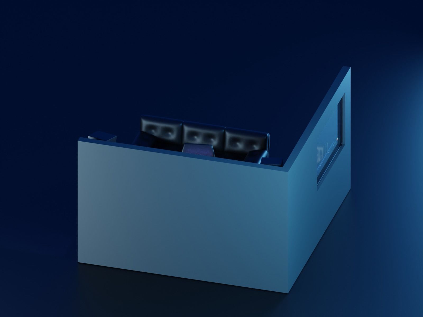 Cartoon Room Studio 3D model_18