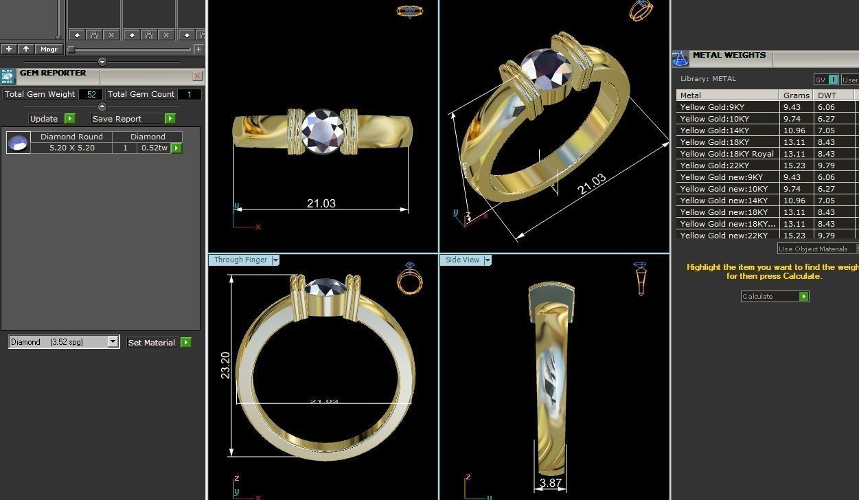 Ring - 3889 3D print model_4