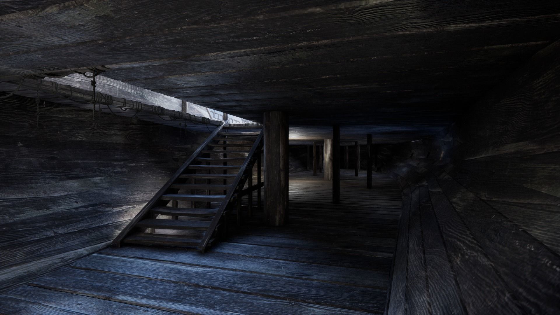 SHIP GALLEON BOAT GALLEY ARK BARGE PIRATE CORSAIR WATERCRAFT AAA Low-poly 3D model_12