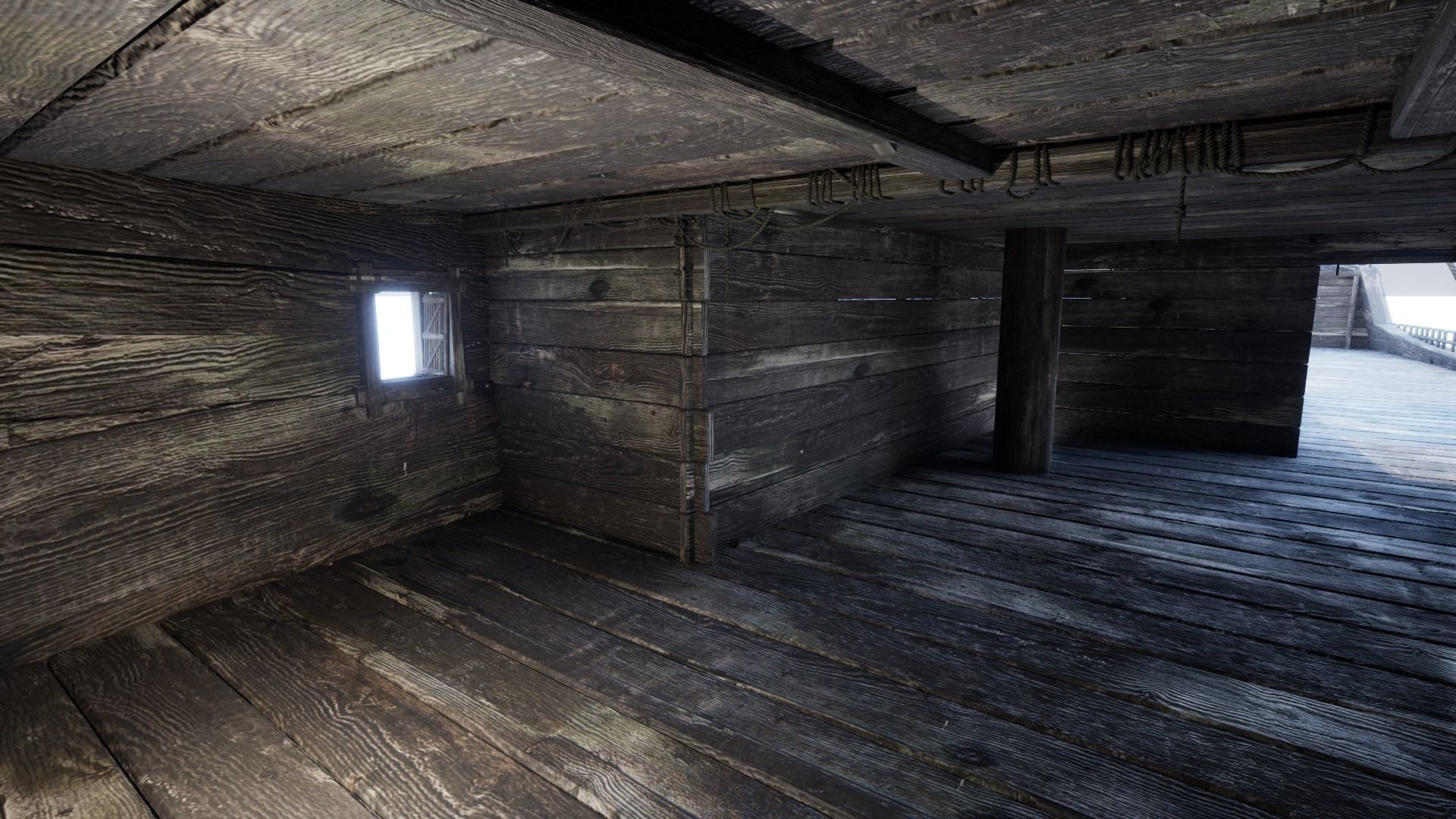 SHIP GALLEON BOAT GALLEY ARK BARGE PIRATE CORSAIR WATERCRAFT AAA Low-poly 3D model_10