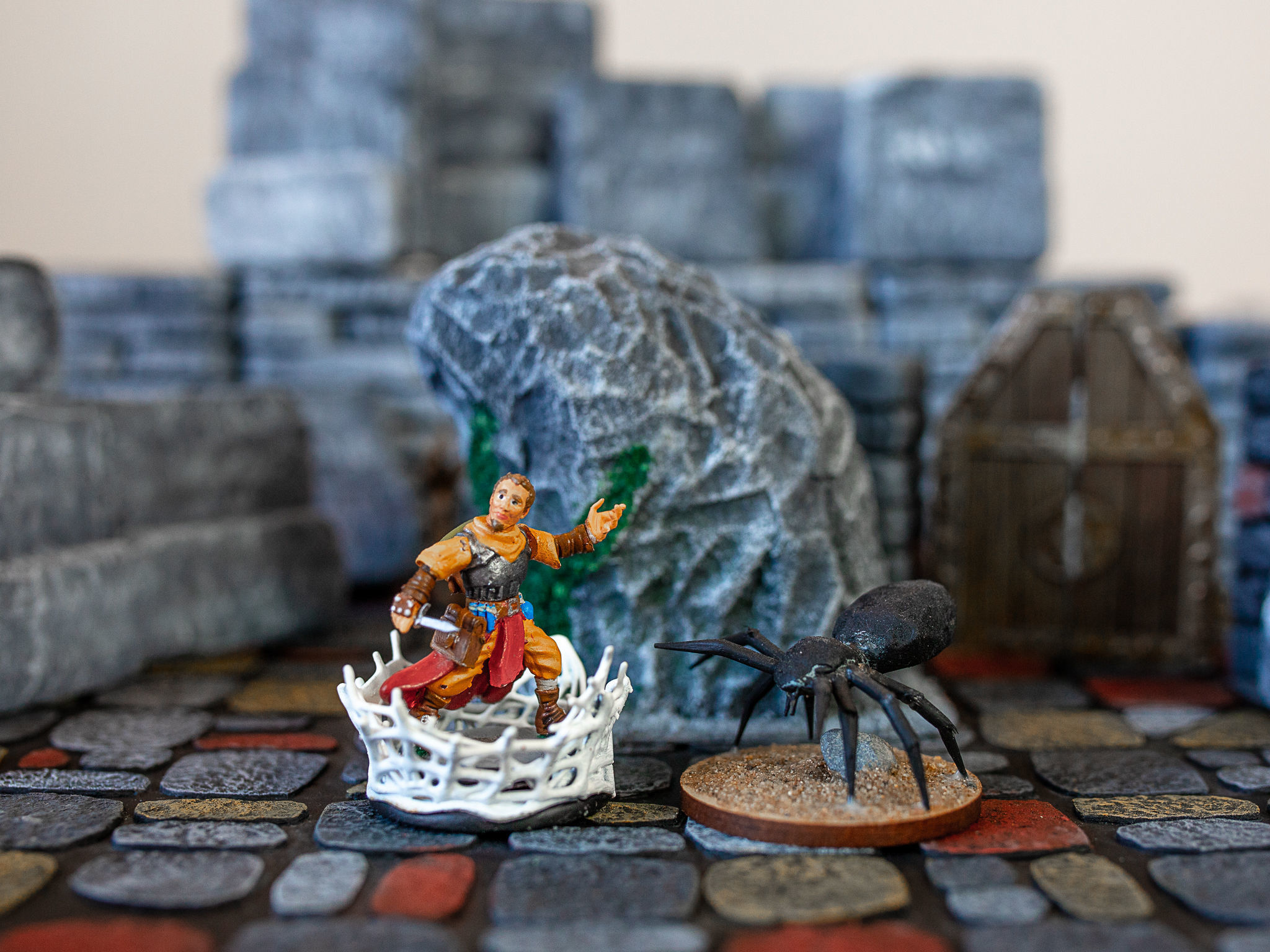 Modular magnetic DnD figure - Mage Free 3D print model_2