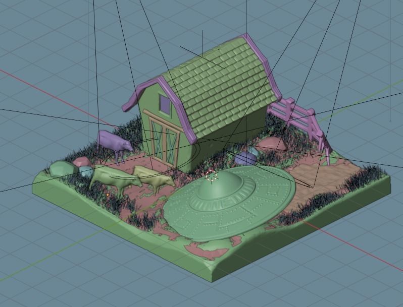 Cartoon All Terrain Scout Transport 3D model_56