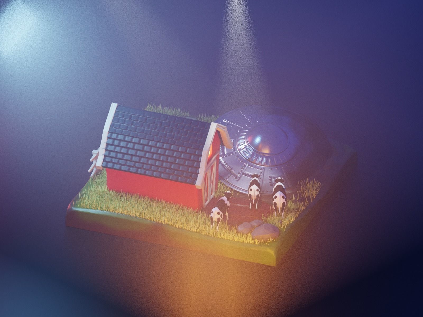 Cartoon All Terrain Scout Transport 3D model_28