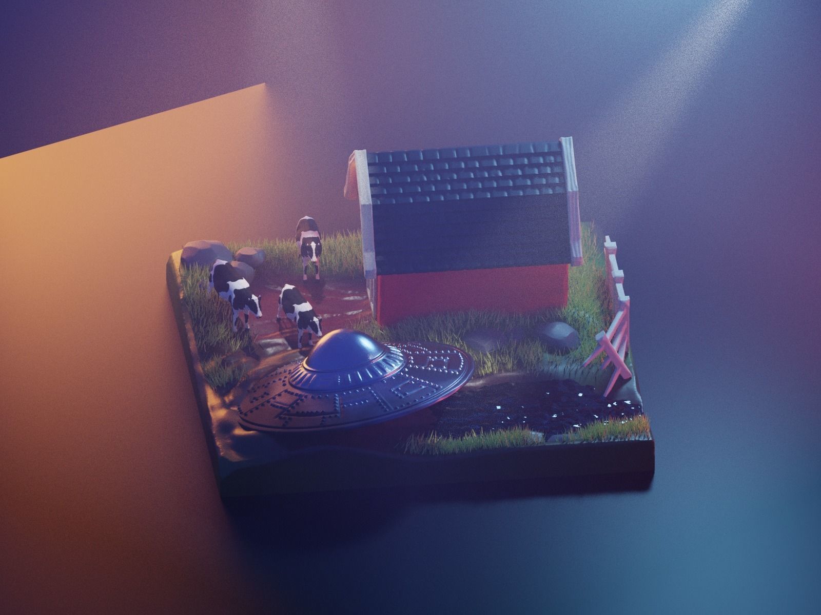 Cartoon All Terrain Scout Transport 3D model_50