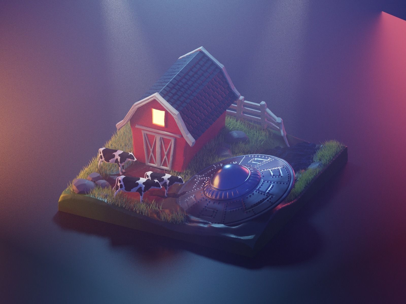 Cartoon All Terrain Scout Transport 3D model_18