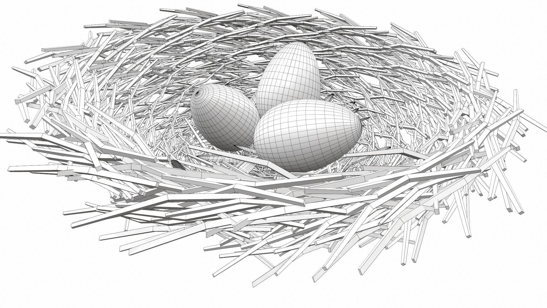 Bird nest v1 3D model_12