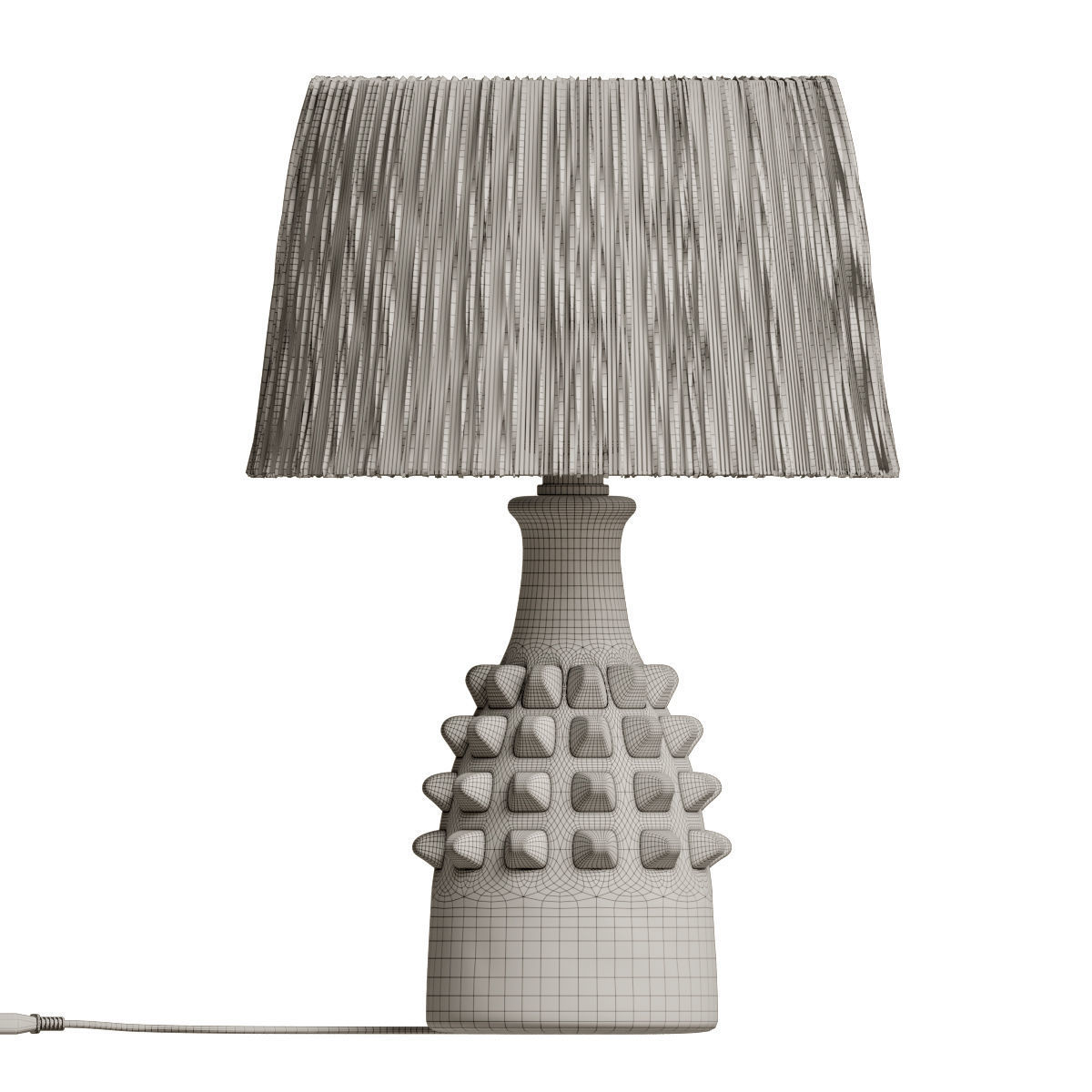 Unique Lamps Boho Table Lamps 3D model_1